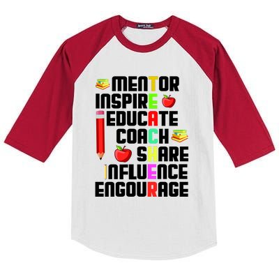 Teacher Kids Colorblock Raglan Jersey