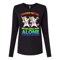 Teacher Besties Womens Cotton Relaxed Long Sleeve T-Shirt