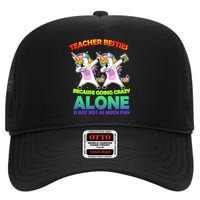 Teacher Besties High Crown Mesh Back Trucker Hat