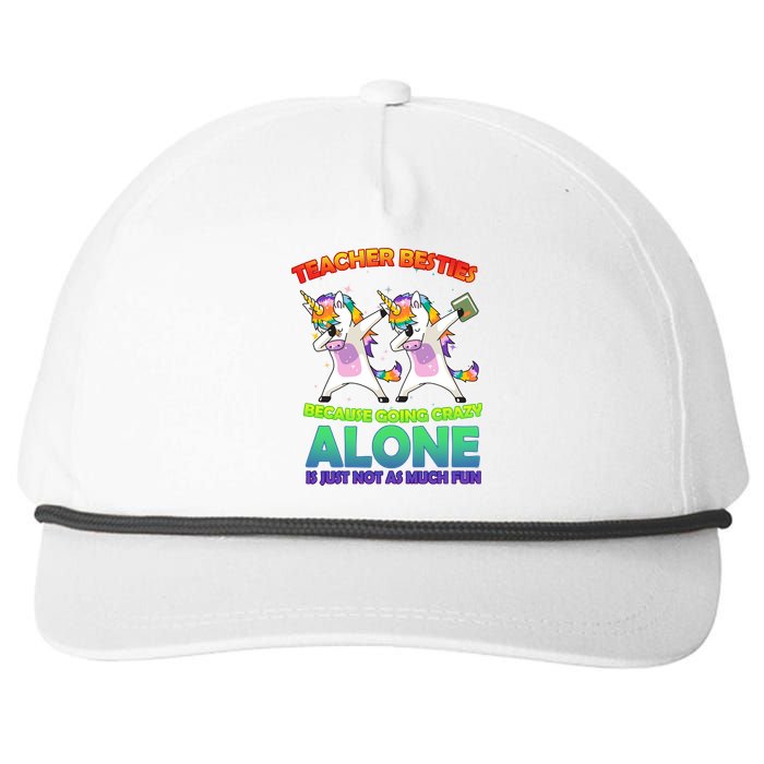 Teacher Besties Snapback Five-Panel Rope Hat