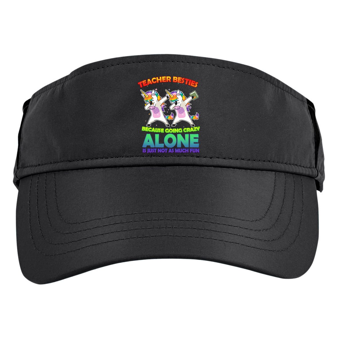 Teacher Besties Adult Drive Performance Visor
