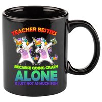 Teacher Besties 11oz C Handle Ceramic Mug