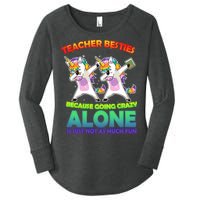 Teacher Besties Women's Perfect Tri Tunic Long Sleeve Shirt