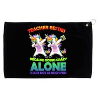 Teacher Besties Grommeted Golf Towel