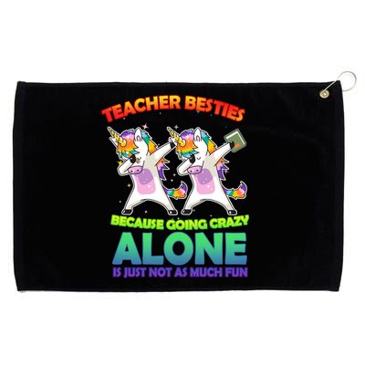 Teacher Besties Grommeted Golf Towel