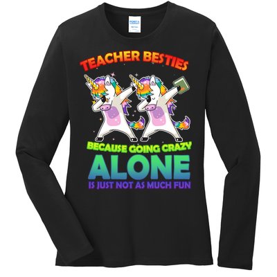 Teacher Besties Ladies Long Sleeve Shirt