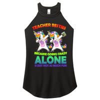 Teacher Besties Women's Perfect Tri Rocker Tank