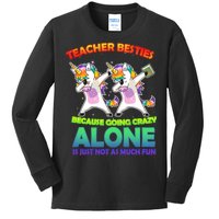 Teacher Besties Kids Long Sleeve Shirt