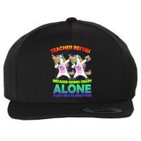 Teacher Besties Wool Snapback Cap