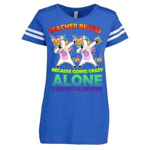 Teacher Besties Enza Ladies Jersey Football T-Shirt