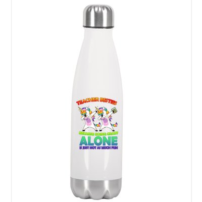 Teacher Besties Stainless Steel Insulated Water Bottle