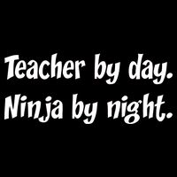 Teacher By Day Ninja By Night Cooling Performance Crew T-Shirt