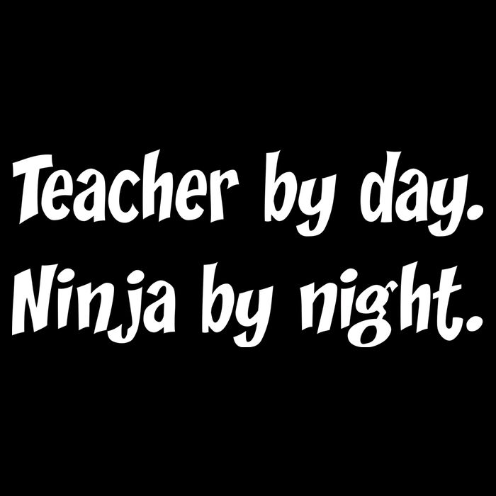 Teacher By Day Ninja By Night Cooling Performance Crew T-Shirt
