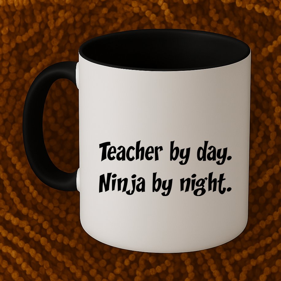 Teacher By Day Ninja By Night Mug