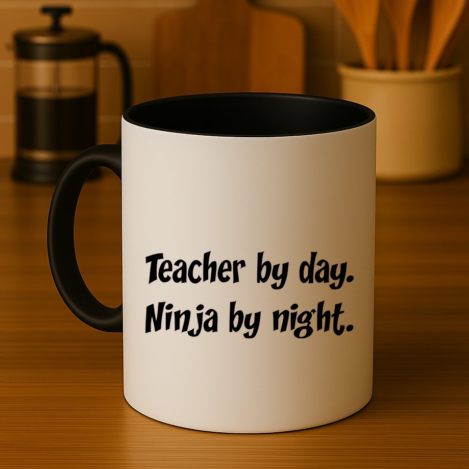 Teacher By Day Ninja By Night Mug