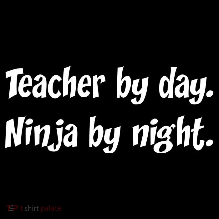 Teacher By Day Ninja By Night Poster