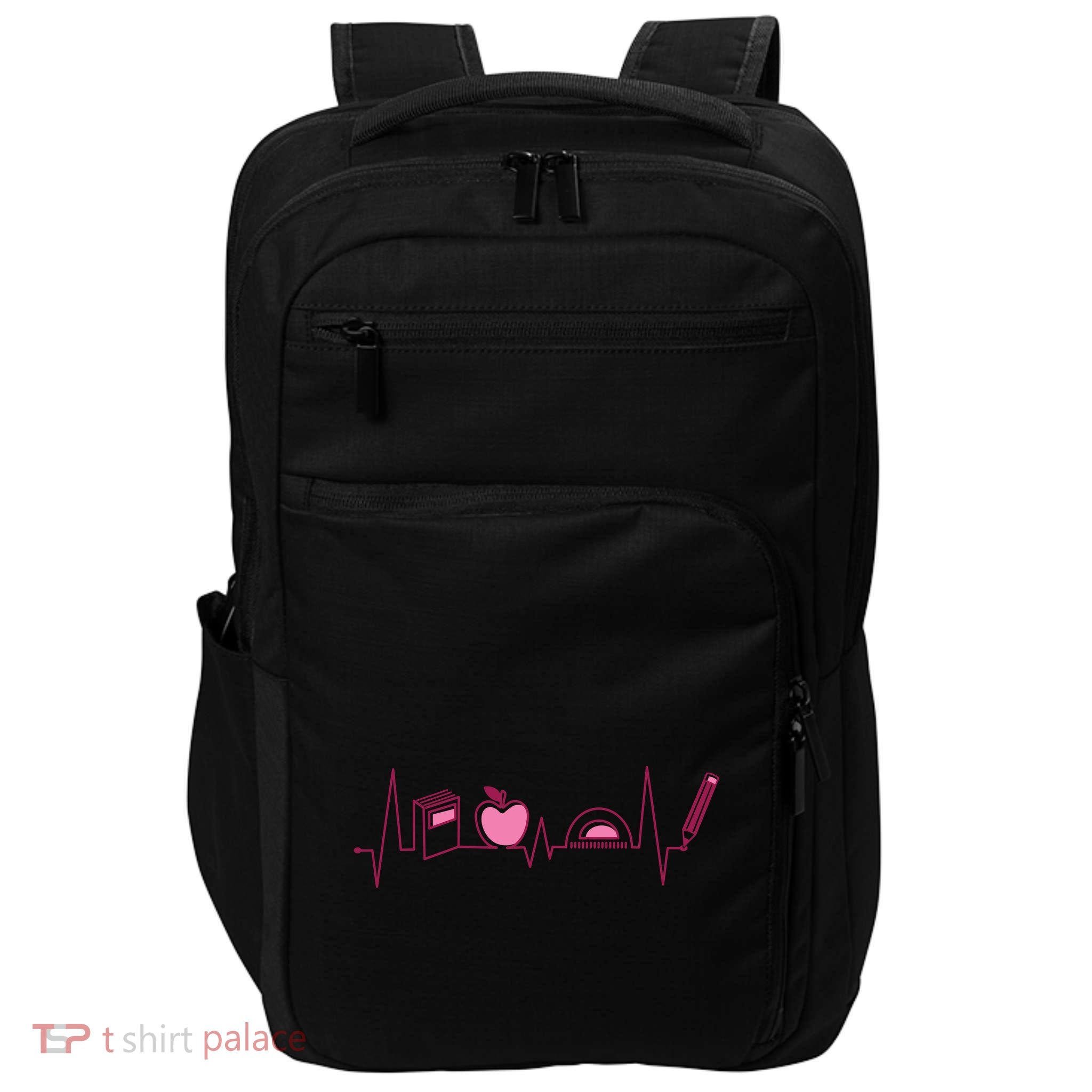 Teacher Heartbeat Impact Tech Backpack