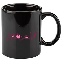 Teacher Heartbeat 11oz C Handle Ceramic Mug