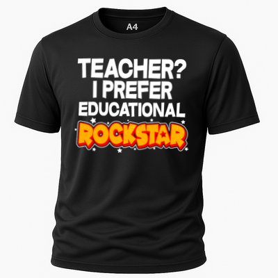 Teacher? I Prefer Educational Rockstar Performance Shirt