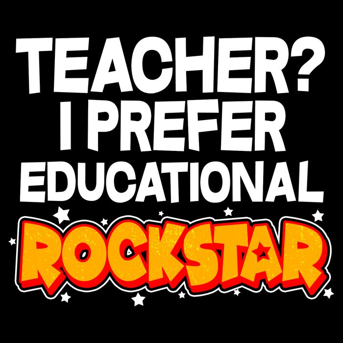Teacher? I Prefer Educational Rockstar Baby Bodysuit