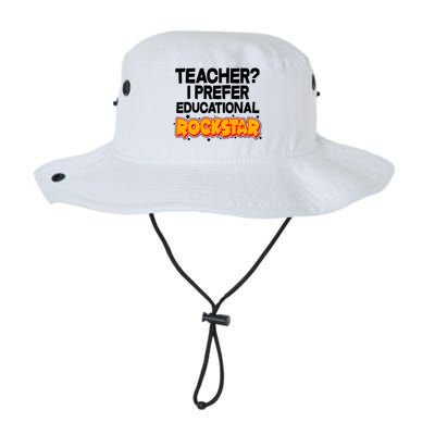 Teacher? I Prefer Educational Rockstar Legacy Cool Fit Booney Bucket Hat