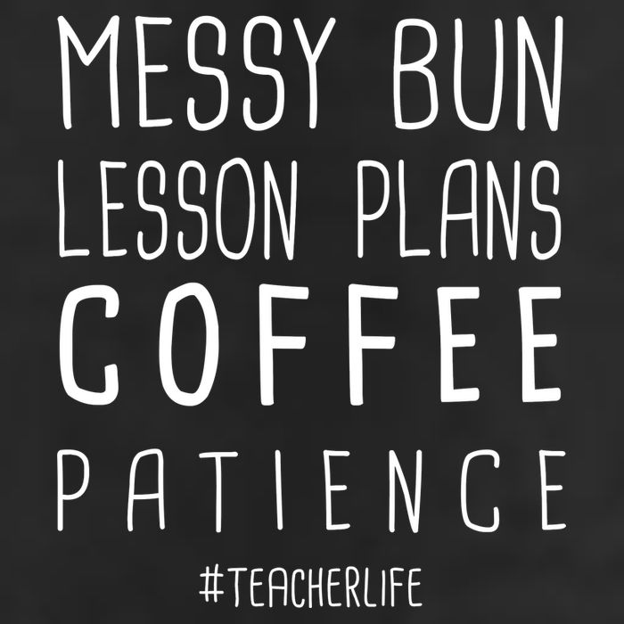Teacher Life Messy Bun Lesson Plans Coffee Patience Cool Comfort Performance Bucket Hat