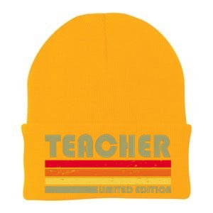 Teacher Limited Edition Retro Style Knit Cap Winter Beanie