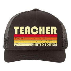 Teacher Limited Edition Retro Style Yupoong Adult 5-Panel Trucker Hat