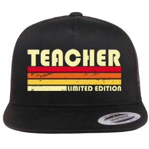 Teacher Limited Edition Retro Style Flat Bill Trucker Hat