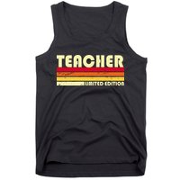 Teacher Limited Edition Retro Style Tank Top