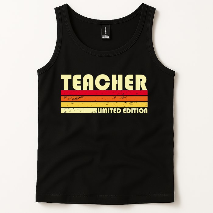 Teacher Limited Edition Retro Style Tank Top