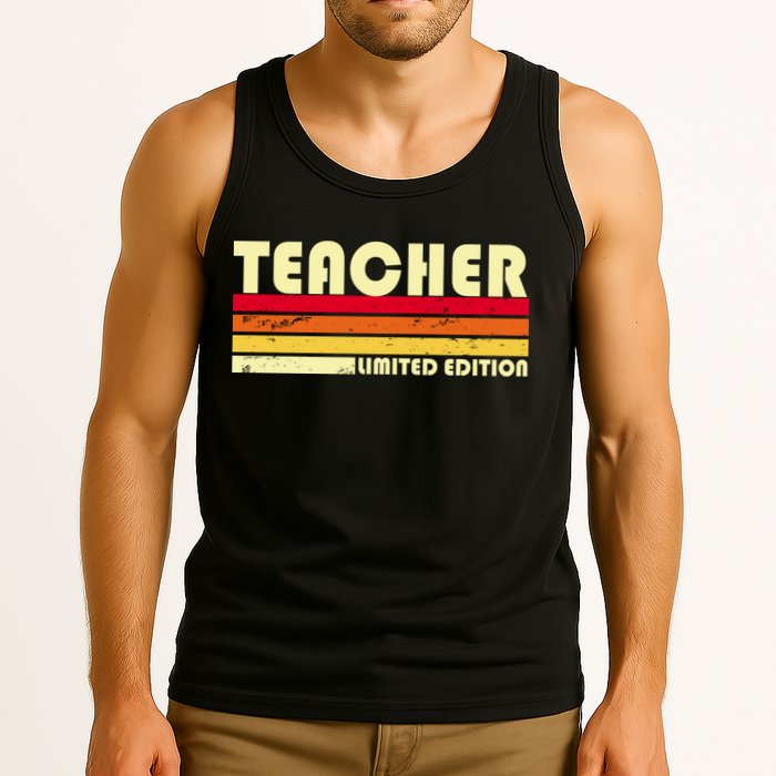 Teacher Limited Edition Retro Style Tank Top