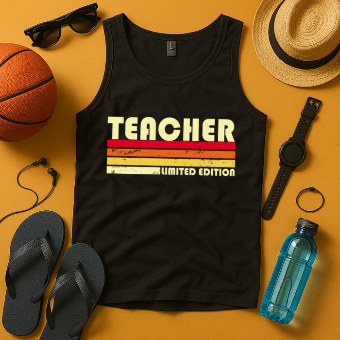 Teacher Limited Edition Retro Style Tank Top