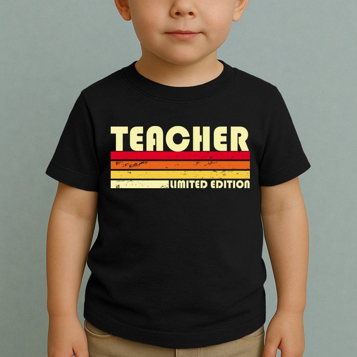 Teacher Limited Edition Retro Style Toddler T-Shirt