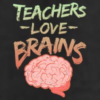Teacher Loves Brains Trucker Hat