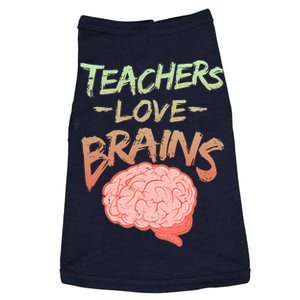 Teacher Loves Brains Doggie Tank