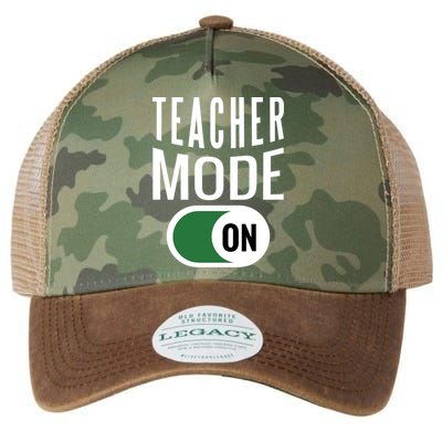Teacher Mode On Legacy Tie Dye Trucker Hat