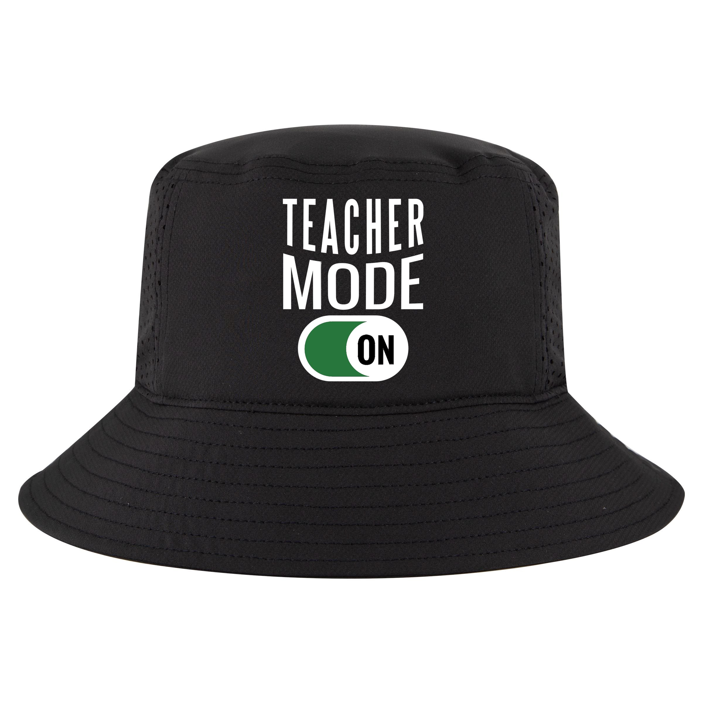 Teacher Mode On Cool Comfort Performance Bucket Hat