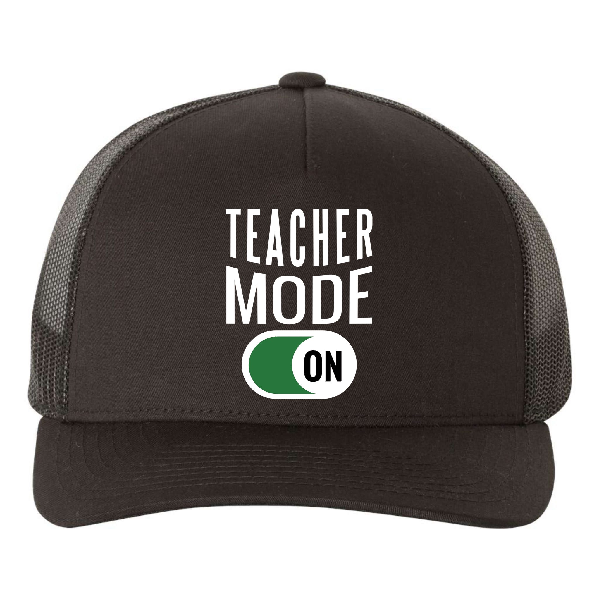 Teacher Mode On Yupoong Adult 5-Panel Trucker Hat