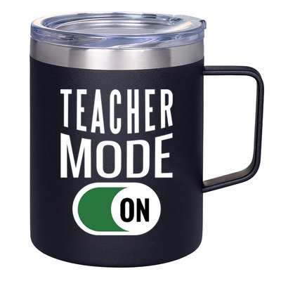 Teacher Mode On 12oz Stainless Steel Coffee Mug