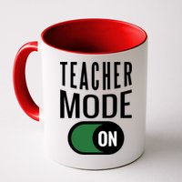 Teacher Mode On Mug