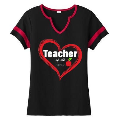 Teacher Of All Things Ladies Halftime Notch Neck Tee