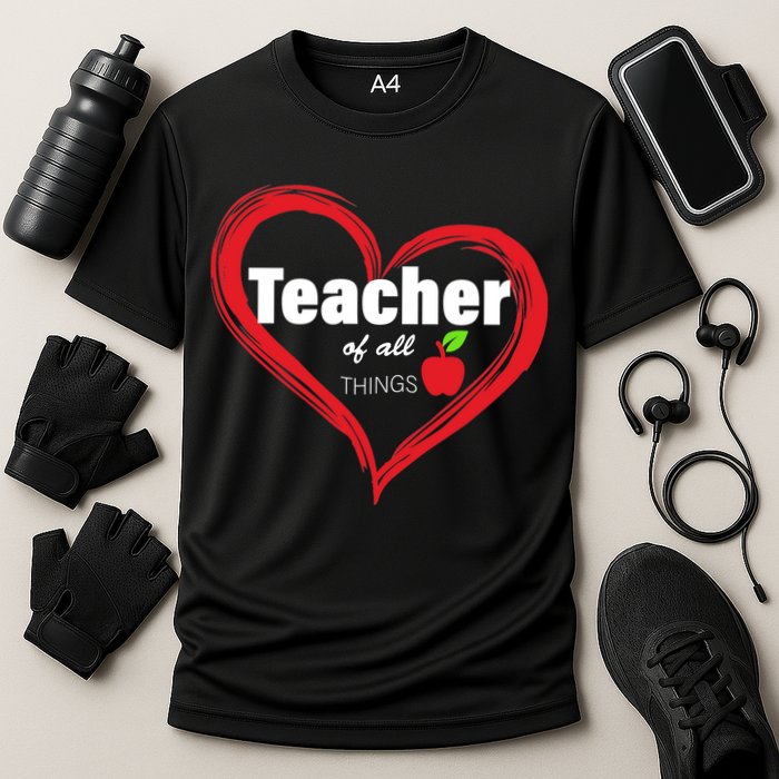 Teacher Of All Things Cooling Performance Crew T-Shirt