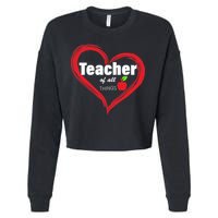Teacher Of All Things Cropped Pullover Crew