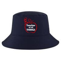 Teacher of All Things Apple Logo Cool Comfort Performance Bucket Hat