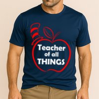 Teacher of All Things Apple Logo Cooling Performance Crew T-Shirt