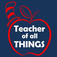 Teacher of All Things Apple Logo T-Shirt