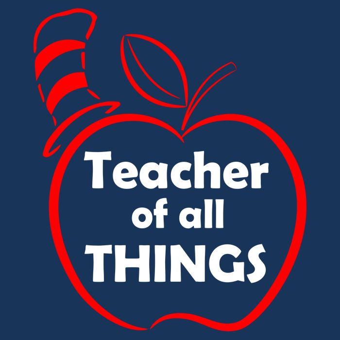 Teacher of All Things Apple Logo T-Shirt