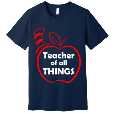 Teacher of All Things Apple Logo Premium T-Shirt