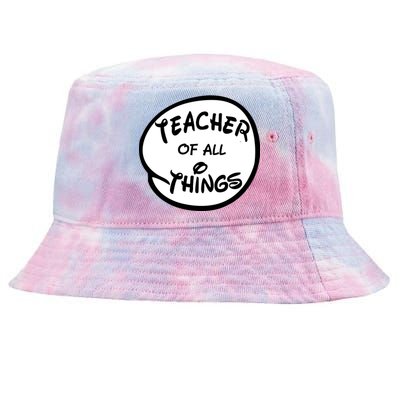 Teacher of all Things Emblem Tie-Dyed Bucket Hat